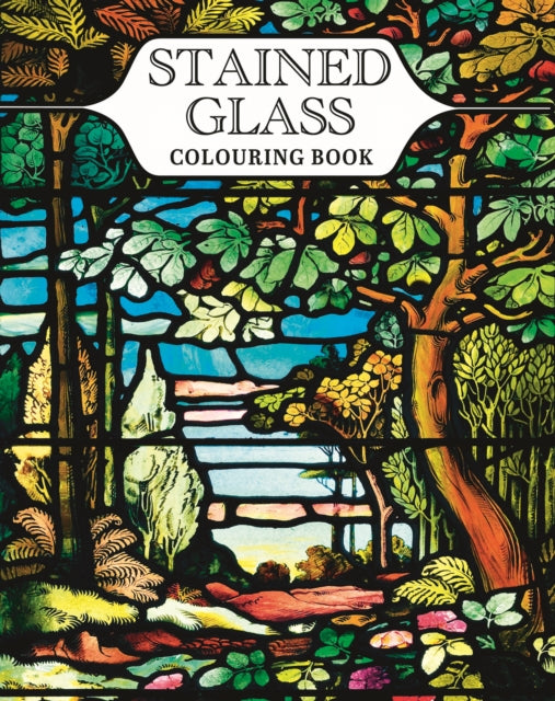Stained Glass Colouring Book By Willow, Tansy