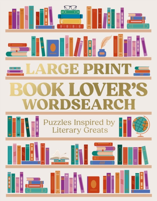 Large Print Book Lovers Wordsearch By Saunders, Eric