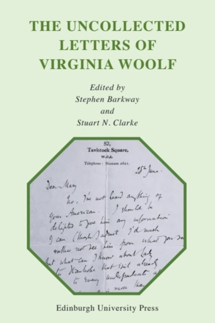 The Uncollected Letters Of Virginia By Barkway  Stephen