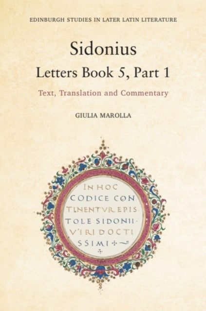 Sidonius Letters Book 5 Part 1
