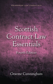 Scottish Contract Law Essentials By Cunningham, Graeme