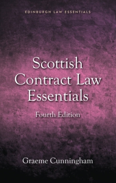 Scottish Contract Law Essentials By Cunningham, Graeme