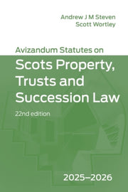 Avizandum Property Statutes 2025 26