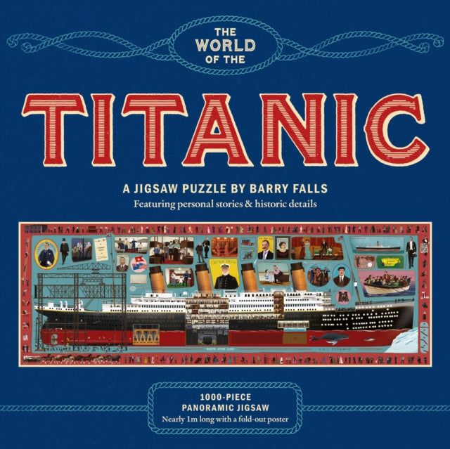 World Of The Titanic 1000 Piece Jigsaw By Maltin, Tim