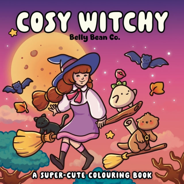 Cosy Witchy Super Cute Colouring Book By Beab. Belly