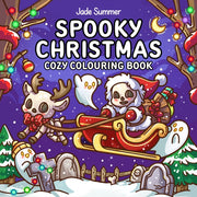 Spooky Christmas Cozy Colouring Book By Summer, Jade