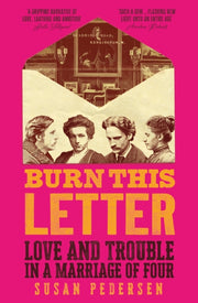 Burn This Letter By Pedersen, Susan