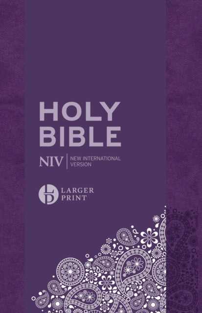 Niv Larger Print Personal Purple Soft-t