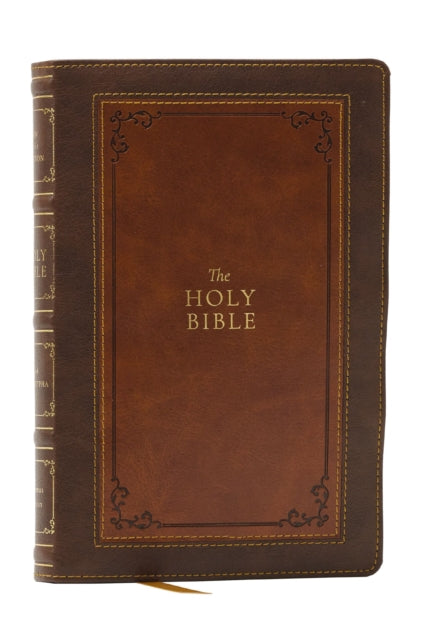 1611 Kjv With Apocrypha Brown Leathersof