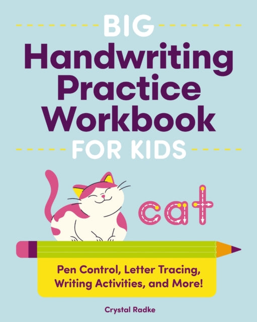Big Handwriting Practice Workbook For Ki
