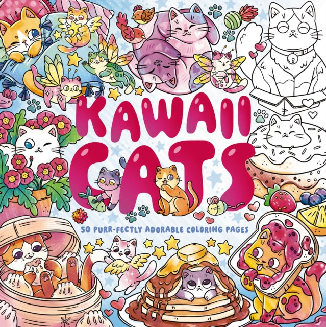 Kawaii Cats 50 Purrfectly Adorable Color