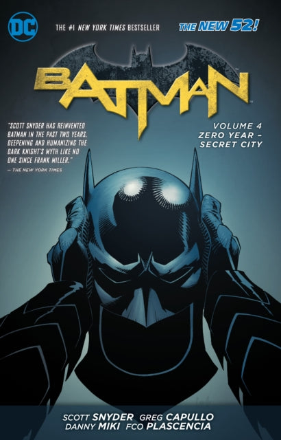 Batman Volume 4 Zero Year Secret City Tp