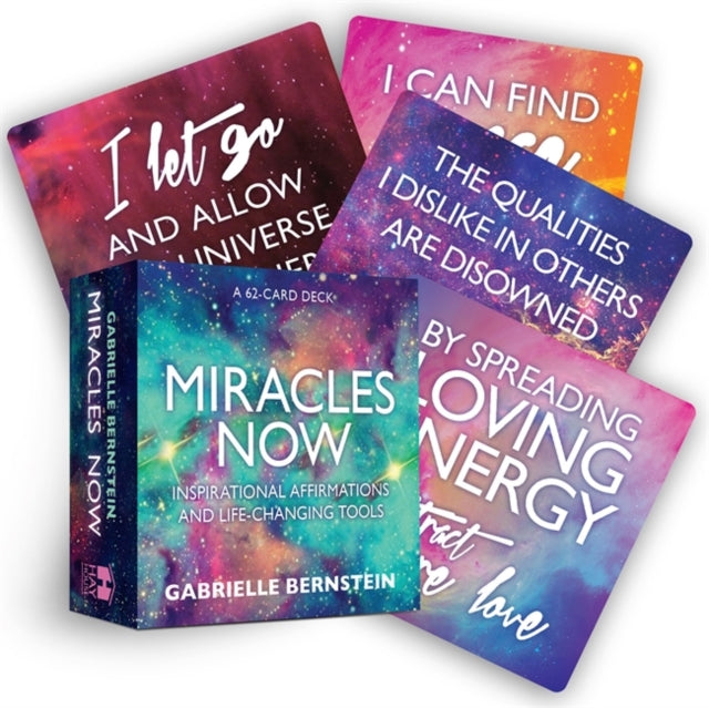 Miracles Now 62 Card Deck By Bernstein, Gabrielle
