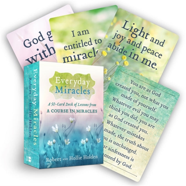 Everyday Miracles Card Deck By Holden, Robert