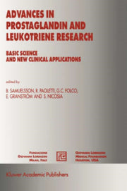 Advances In Prostaglandin And Leukotrien