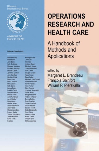 Operations Research And Health Care: A H