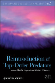 Reintroduction Of Top Order Predators By Hayward, Matt W.