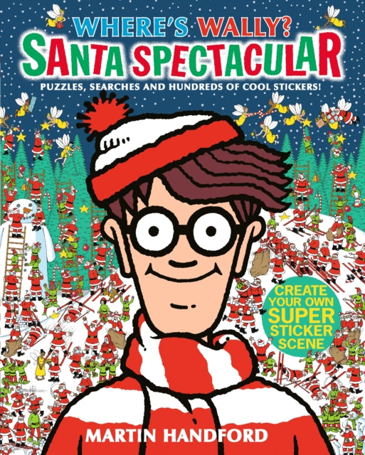 Wheres Wally Santa Spectacular Sticker