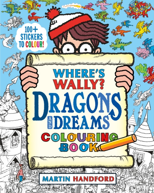 Wheres Wally Dragons & Dreams Colouring