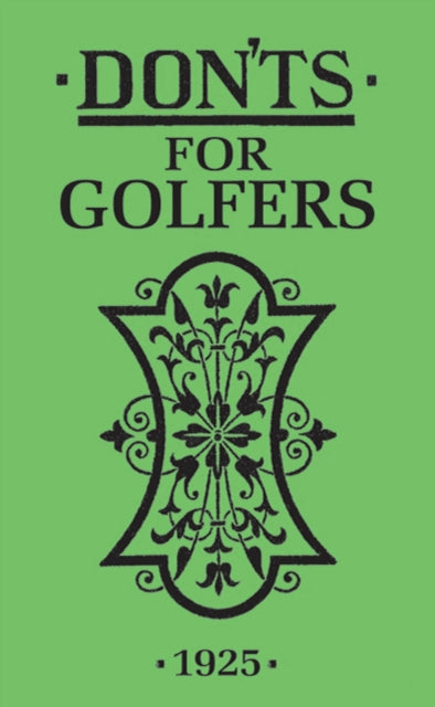 Donts For Golfers