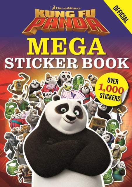 Kung Fu Panda Mega Sticker Book By Official Kung Fu Pan