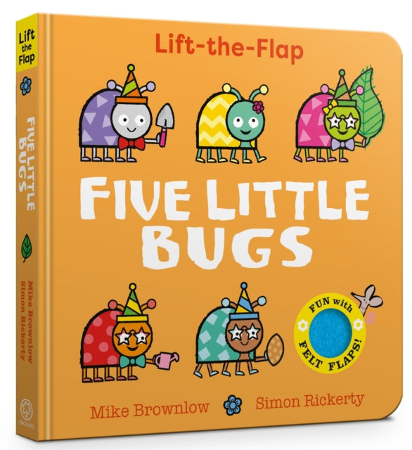 Five Little Bugs By Brownlow, Mike