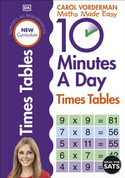 10 Minutes A Day Times Tables Ages 09-11