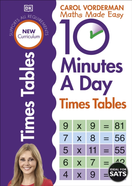 10 Minutes A Day Times Tables Ages 09-11