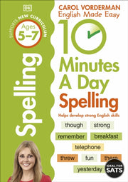 10 Minutes A Day Spelling Ages 05-07