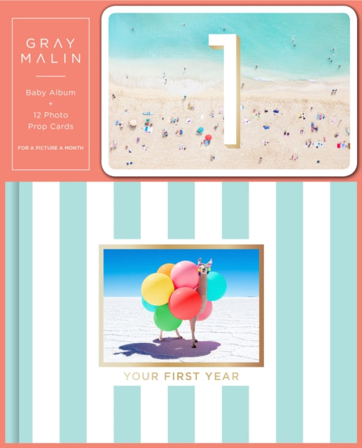 Gray Malin Baby Album & 12 Photo Prop Ca