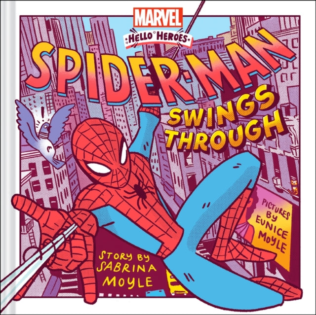 Spider Man Swings Through