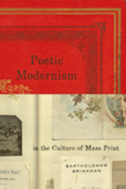 Poetic Modernism In The Culture Of Mass By Brinkman, Bartholome