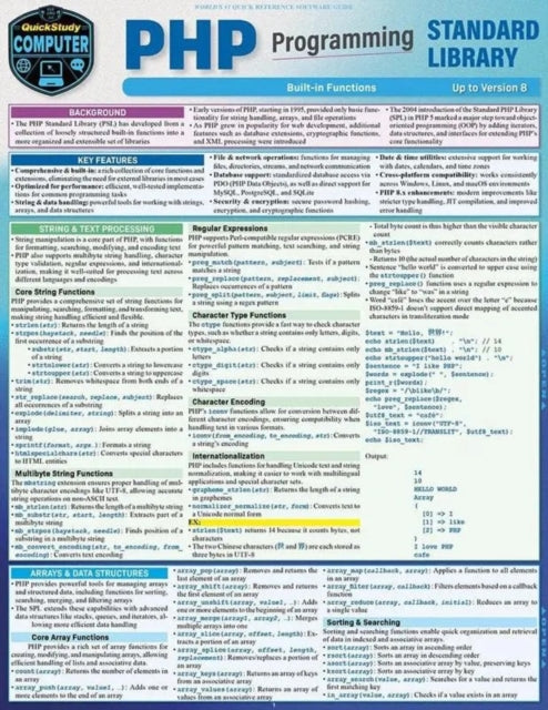 Php Programming Standard Library By Nixon, Robin