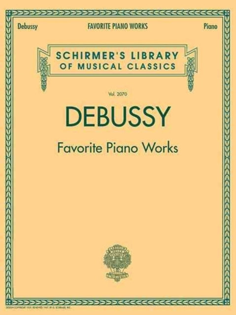 Debussy Favourite Piano Works By Debussy Favourite Piano Works