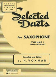 Selected Duets Saxophone 1 By H. Voxman