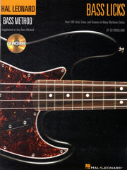 Bass Licks Book & Cd