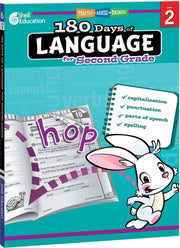 180 Days Of Language For Second Grade