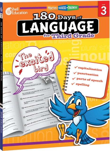 180 Days Of Language For Third Grade