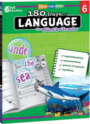 180 Days Of Language For Sixth Grade