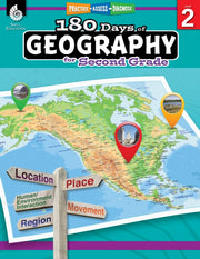 180 Days Of Geography For Second Grade :
