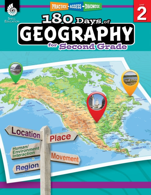 180 Days Of Geography For Second Grade :