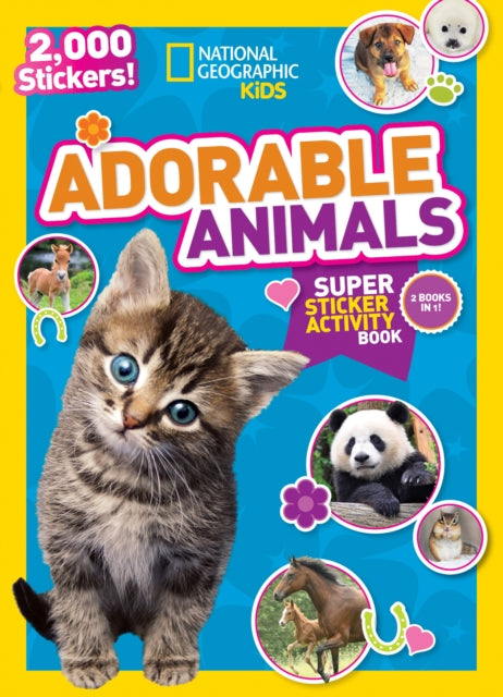 Ngk Super Sticker Adorable Animals By National Geographic Kids