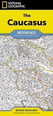 National Geographic Caucasus Map By National Geographic