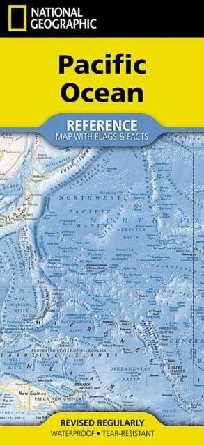 National Geographic Pacific Ocean Map
