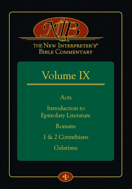 New Interpreters Bible Commentary V9