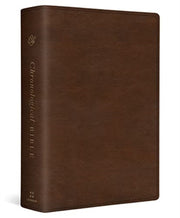 Esv Chronological Bible Trutone Brown