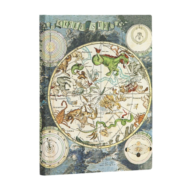 Celestial Planisphere Midi Lin By Paperblanks