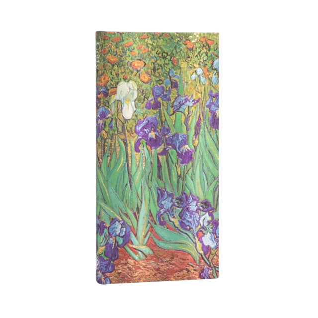 Van Goghs Irises Slim Lined Journal By Paperblanks