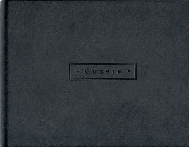 Classic Black Guest Book