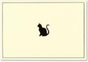 Note Card Black Cat By Note Card Black Cat